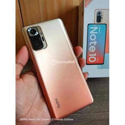 Hp Xiaomi Redmi Note 10 Pro 8128gb Second Fullset Mulus Normal Di Semarang Tribun Jualbeli