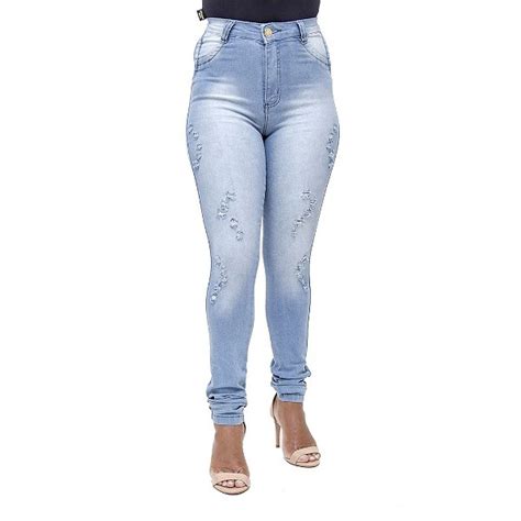 Calça Jeans Feminina S Planeta Hot Pant Rasgada Cintura Alta Compre Agora Ane Jeans 12