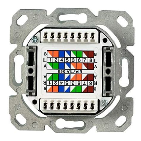 BIGtec Netzwerkdose CAT6a LAN Dose Universal Aufputzdose
