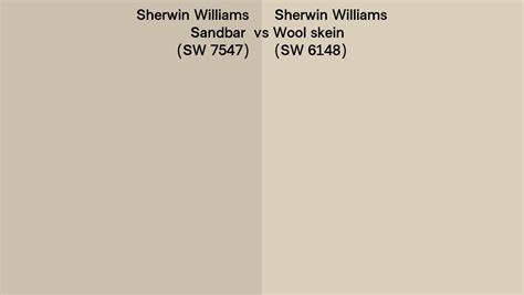 Sherwin Williams Sandbar Vs Wool Skein Side By Side Comparison