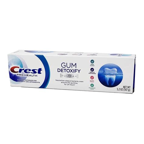 Crest Gum Detoxify Ultra Toothpaste 52 Oz Deep Clean Gentle