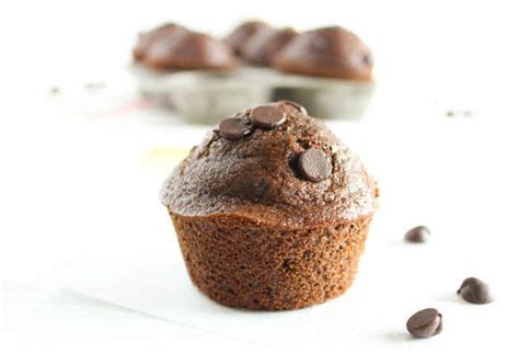 Whole Grain Double Chocolate Muffins + Health Benefits of Cocoa