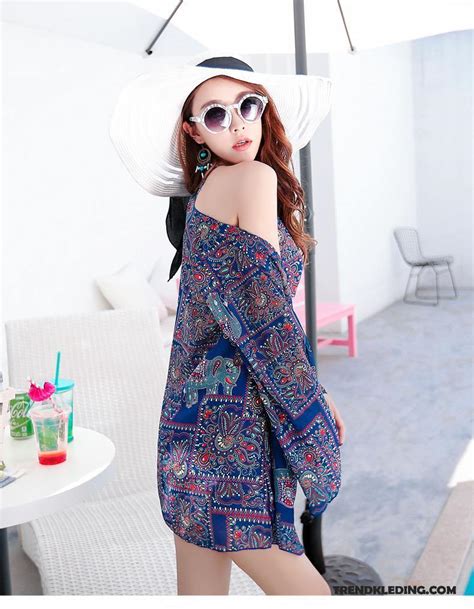 Bikini Dames Zwempak Drie Stukken Mini Staal Zwemkleding Sexy Blauw Online