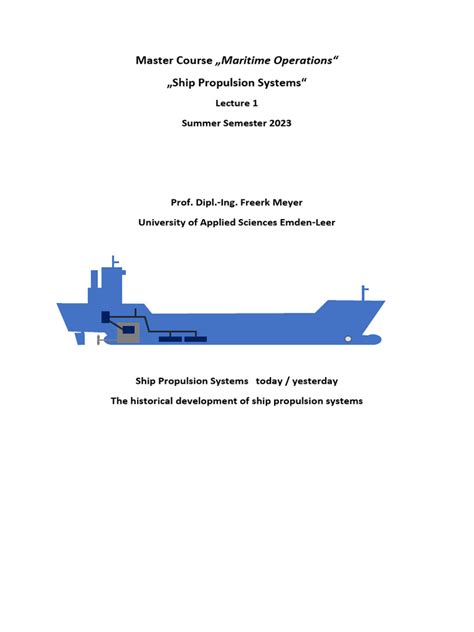 mmo ship propulsion systemstext  internal combustion engine