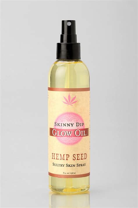 Earthly Body Skinny Dip Hemp Seed Glow Oil Urban Outfitters Body Oil Spray Healing Oils