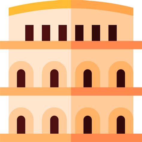 coliseum basic straight flat icon