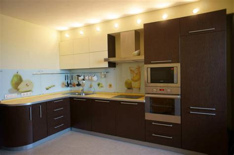 Пластиковые фасады для кухни - 56 фото