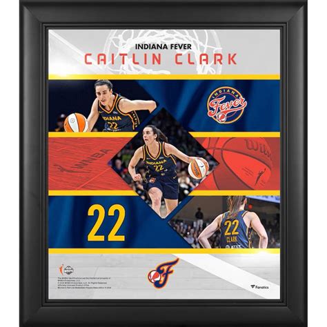Caitlin Clark Fever Custom Framed Photo Pristine Auction
