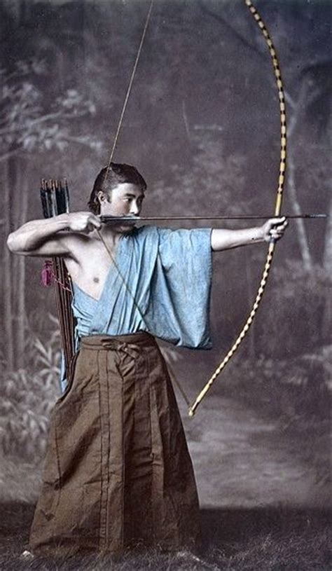 Samurai Archer Art Samouraï Guerrier Samouraï Guerrier Japonais