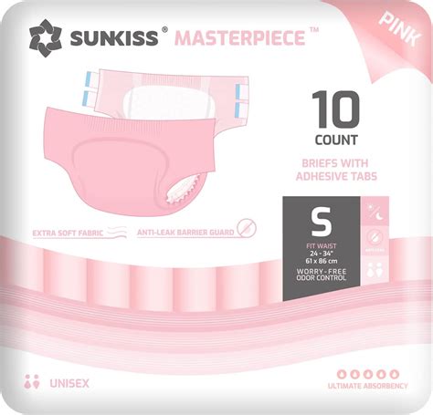 Sunkiss Masterpiece Adult Diapers With Ultimate Absorbency Unisex