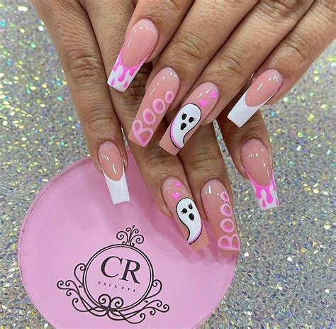 Acrylic Nails Coffin Pink Simple Acrylic Nails Long Square Acrylic