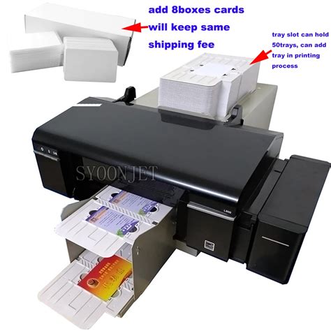 Automatic Double Sided Id Card Printing Machine With Pcs Tray For