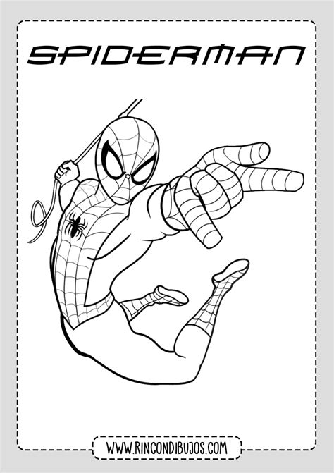 Dibujos De Spiderman Rincon Dibujos