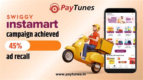 Swiggy Instamart Campaign Achieved 45 Ad Recall Blog Paytunes