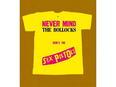 Sex Pistols T Shirt Never Mind The Bollocks