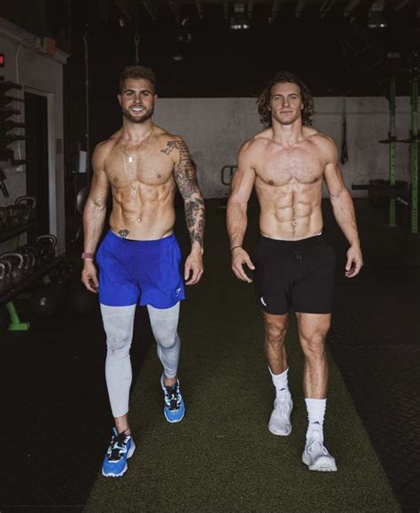 Braxton Berrios and Devon Lévesque Gym guys Hot men bodies Soccer guys