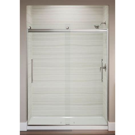 Kohler Elmbrook 59 625 In X 73 5625 In Frameless Sliding Shower Door