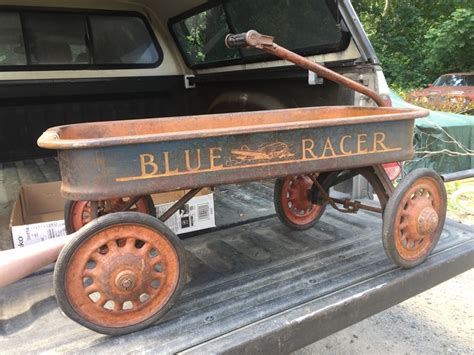 Blue Racer Coaster Wagon Antique Wagon Wagon Racer