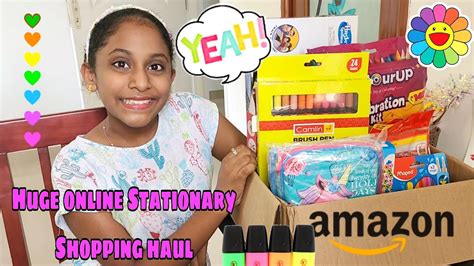 Huge Amazon Stationary Shopping Haul In India Part 2 Starlett