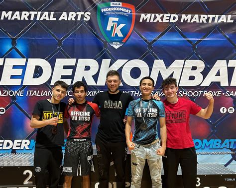 Coppa Italia Mma Tris Di Medaglie Per I Valdostani Delle Officine Jiu