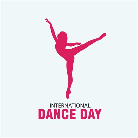 Vector International Dance Day Ilustration Simple And Elegant 13390173