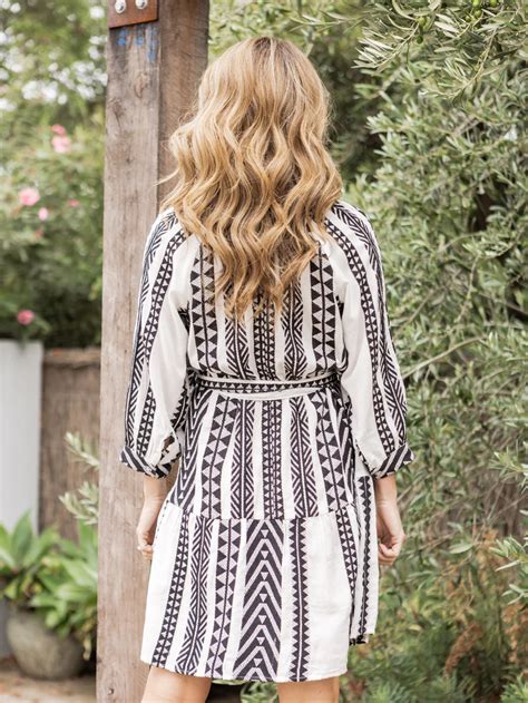 Mediterranean Dress Black Little Beach Road