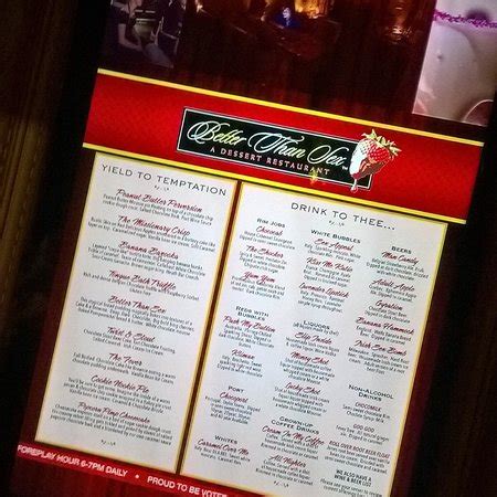 Better Than Sex A Dessert Restaurant Orlando Menu Prices Restaurant Reviews TripAdvisor