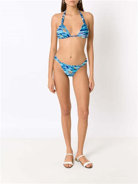 LENNY NIEMEYER Oceano Graphic Print Bikini Bottoms Editorialist