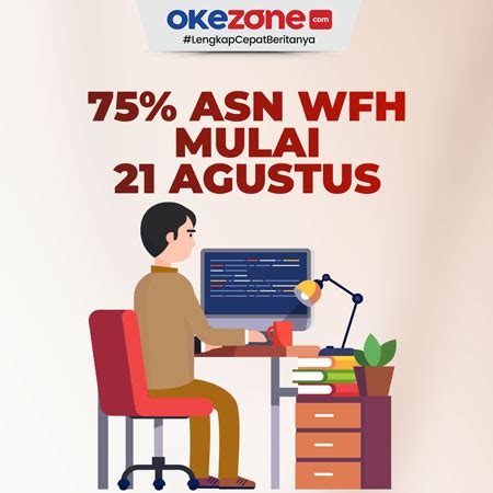 Asn Di Jakarta Wfh Mulai Agustus Foto Okezone Infografis