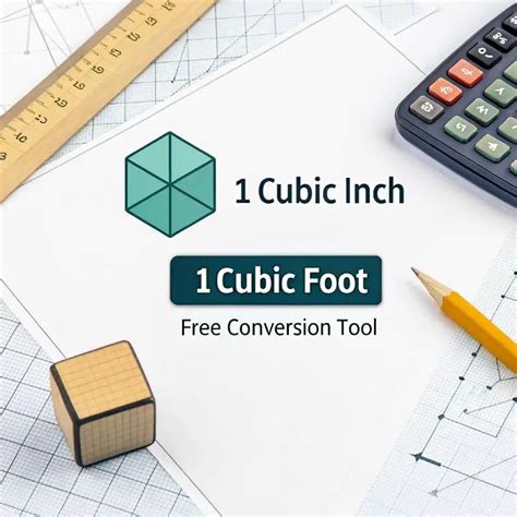 cubic inches  cubic feet converter modern volume tool