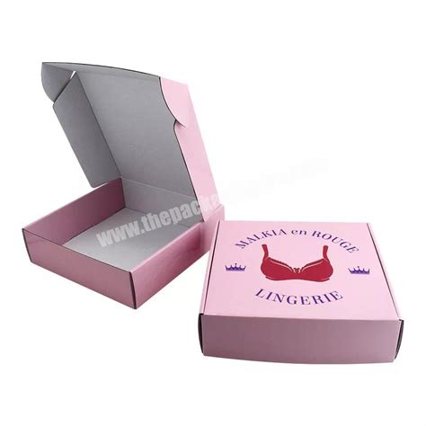 Gift Mailer Postal Shipping Box Packaging Paper Skincare Packaging Cloth Lingerie Box