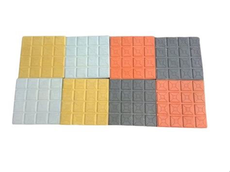 Mm Cement Chequered Parking Tiles For Flooring At Best Price In