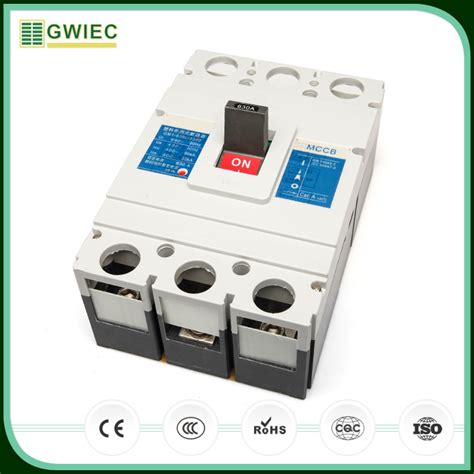 50A 63A Gwiec 3p 4p MCCB Molded Case Circuit Breaker Price China