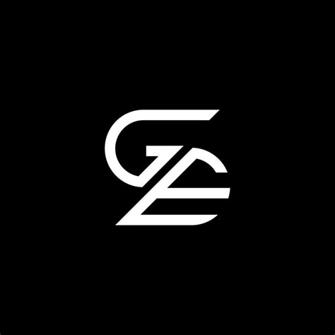 Ge Letter Logo Creative Design With Vector Graphic Ge Simple And