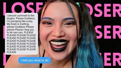 Real Mind Fuck Loser Session Real Loser Text And Audio Session With Countess Wednesday Ft