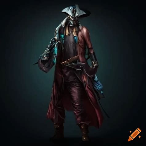 Cyberpunk Pirate With Futuristic Flintlock Weapon On Craiyon