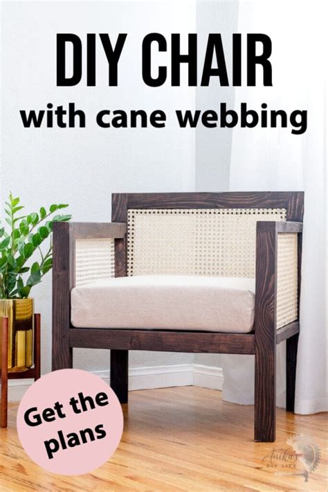 DIY Wood Chair With Cane Webbing [Woodworking Plans] - Anika's DIY Life