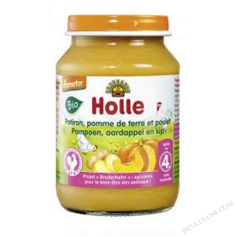 Petit Pot Potiron Pomme De Terre Poulet Demeter Des Mois G Holle