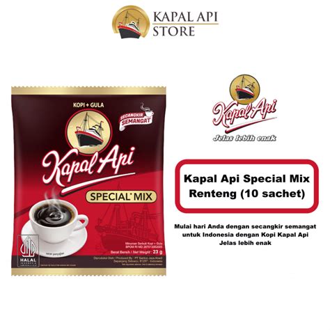 Kapal Api Special Mix Kopi Renteng 10 Sachet 23 Gram Kapal Api