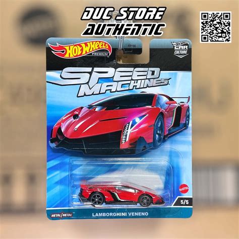 Ducstore Vn Xe M H Nh Hkc Hot Wheels Lamborghini Veneno Rosso Mars Shopee Vi T Nam