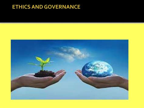 ETHICS AND GOVERNANCE CH 1 | PPT | Free Download