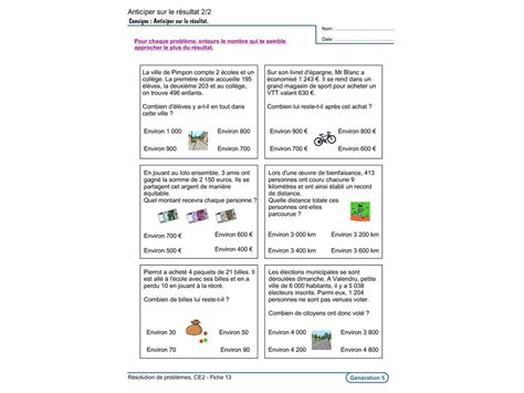 Mathematiques Probleme Ce2 Hot Sex Picture