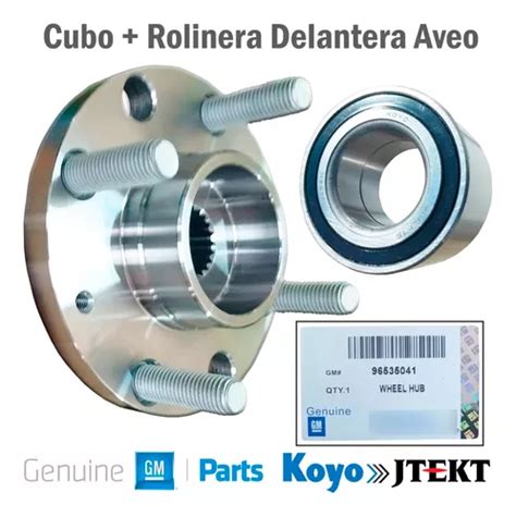 Cubo Y Rolinera Rueda Delantera Chev Aveo Todos Los Modelos Mercadolibre