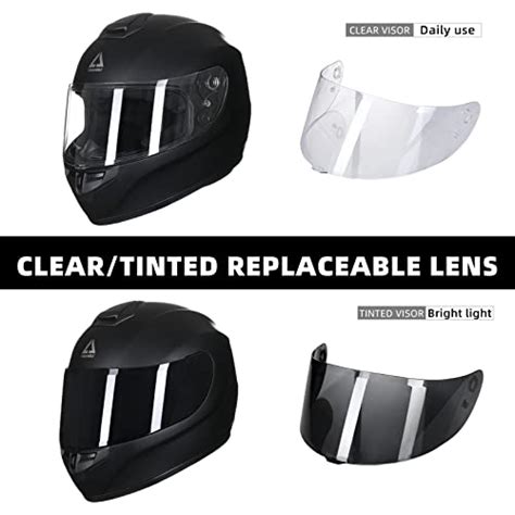 Triangle Lightweight Full Face Motorcycle Street Bike Helmets With