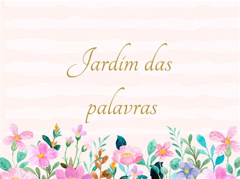 Palavras Derivadas De Jardim - Palavras Derivadas De Jardim - GITEDU