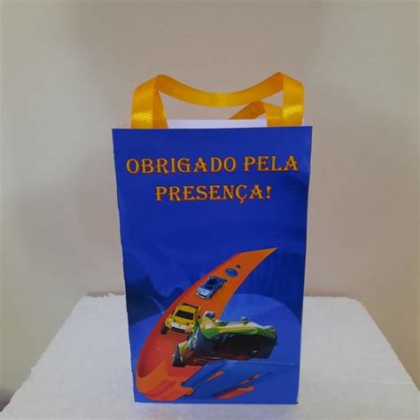 Sacolinhas Personalizadas Hot Wheels Para Lembrancinhas Elo7