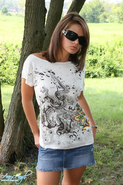 Pictures Of Hot Teen Girl Ann Angel Teasing With Her Sexy Body Outside Porn Pictures XXX Photos