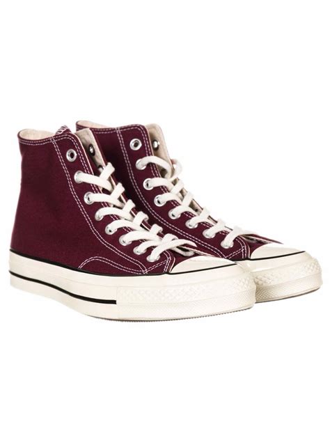 Converse 1970s Chuck Taylor All Star Hi Trainers Dark Burgundy