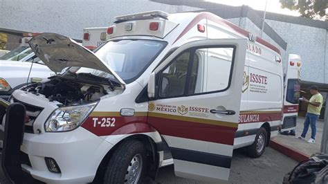 ISSSTE estrena ambulancias Estas son sus características