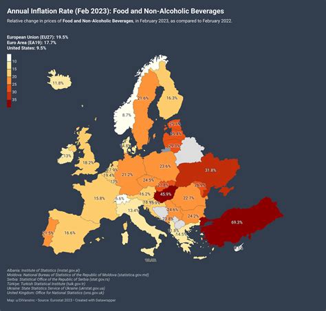 Annual Inflation Rate Feb 2023 Food And Non Alcoholic Beverages R